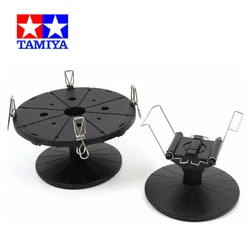 TAMIYA 74522 Spray-Work Painting Stand Set with Spring Clips Rotating Turntable Bracket for 1/24 Scale Model Kits Craft Tools