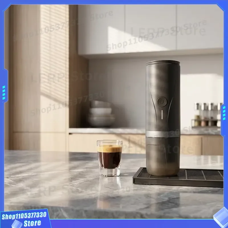 Portable Mini Electric Coffee Maker 20 Bar Professional Automatic Espresso Machine Compact Household Appliance for Home