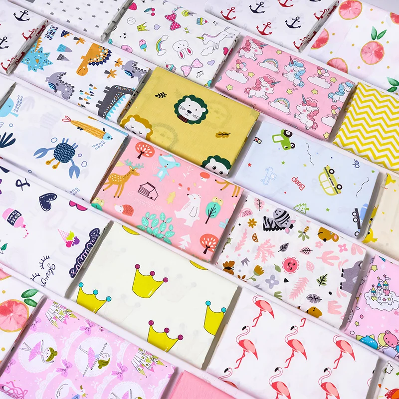 

Animal and Floral Animals Cotton Patchwork Fabric, Sewing Quilting Material DIY Needlework Cloth Handmade Accessories