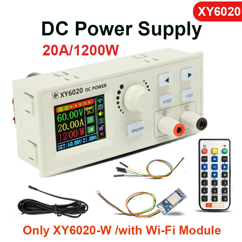 XY6020 XY6020W CNC Adjustable DC Power Supply Constant Voltage Constant Current Maintenance Converter 20A/1200W Step-Down Module