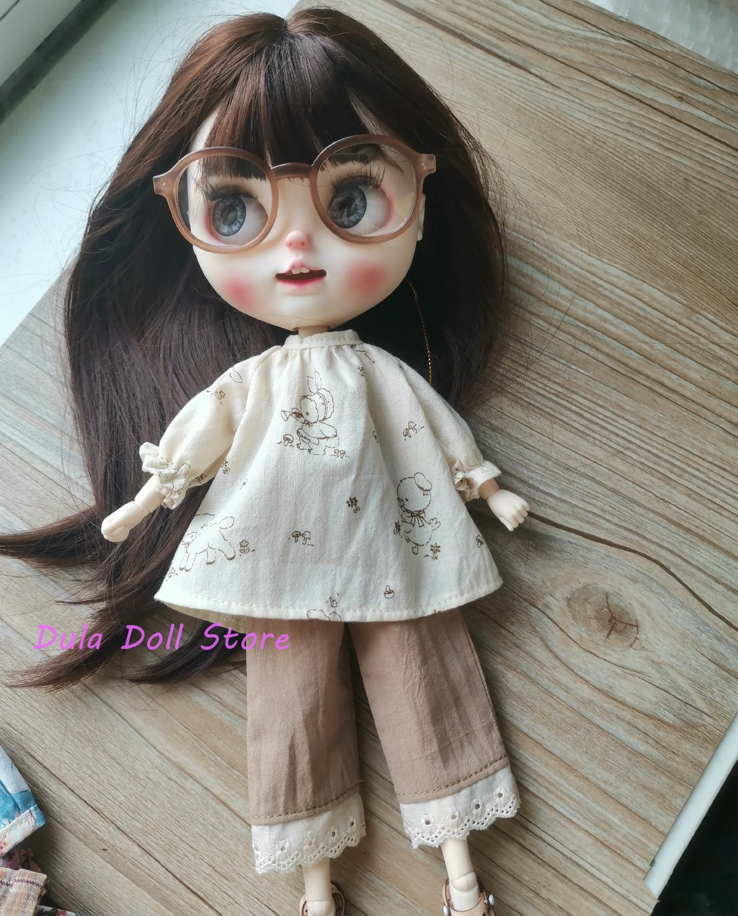 Dula Doll Clothes Top and pants skirt Blythe Qbaby ob24 ob22 Monster Baby Holala Azone Licca ICY JerryB 1/6 Bjd Doll