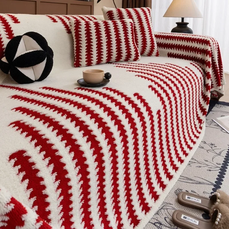 1PC Sofa Towel Cover Retro Soft in Autumn and Winter and The New Non-slip One Is A Whole Universal Full Cover Cover