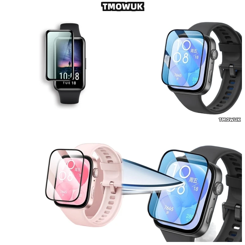

For Huawei Band 6 7 8 9 10 B6 B7 Watch D2 Fit 3 4 Pro Special Edition - Ultra - Thin Anti - Scratch Soft Screen Protective Film