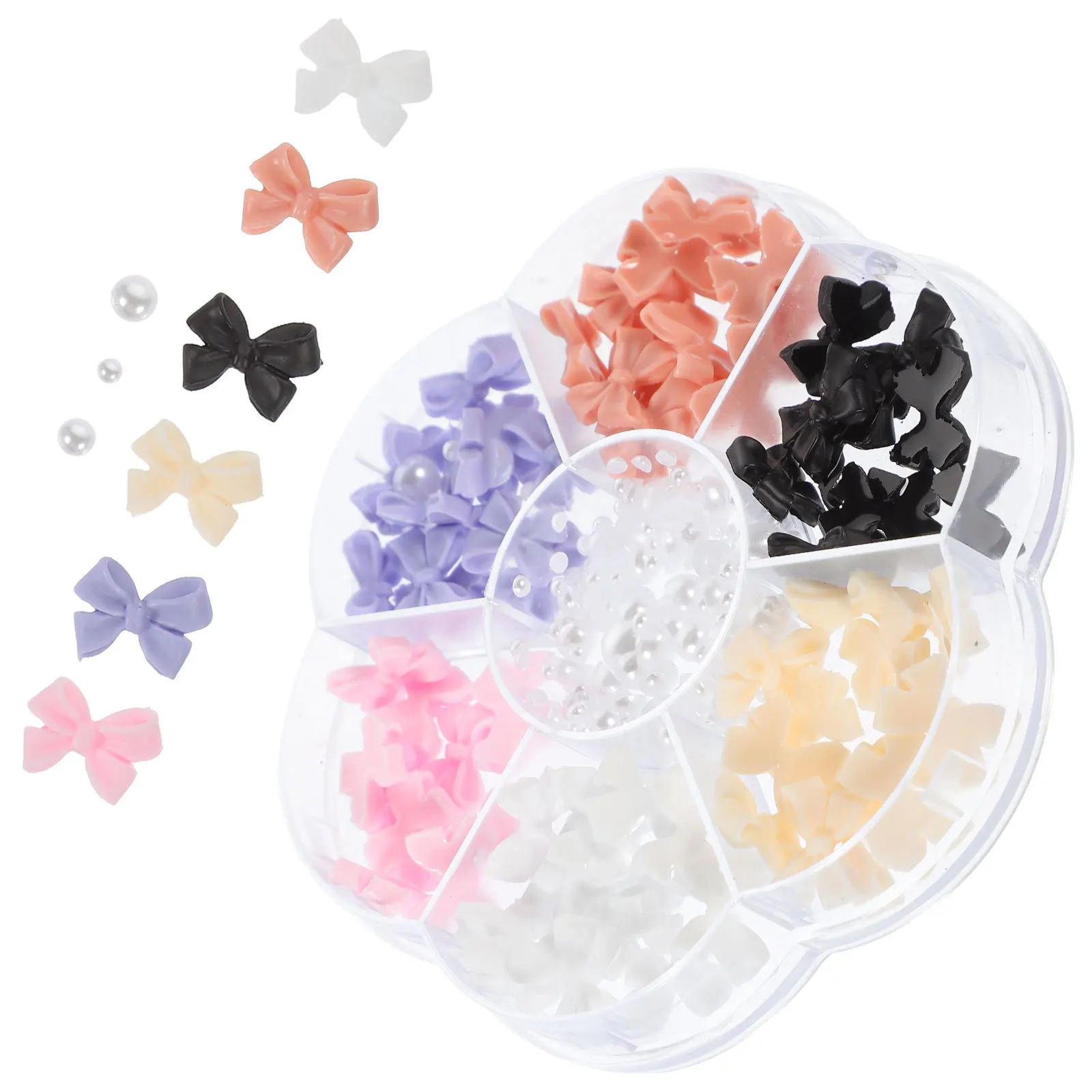 

1 коробка, маленькие жемчужные подвески для ногтей с бантом, маникюрные украшения для дизайна ногтей, украшения для свадьбы, дня рождения, выпускного вечера, украшения для маникюра