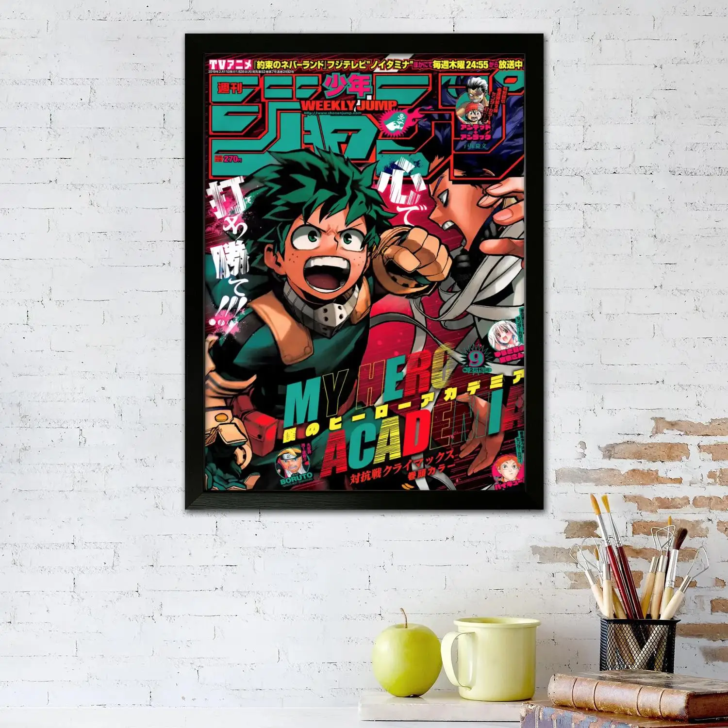 izuku midoriya Canvas Art Poster and Wall Art, Picture Print, Modern Family Bedroom Decor, Posters,Decorative painting