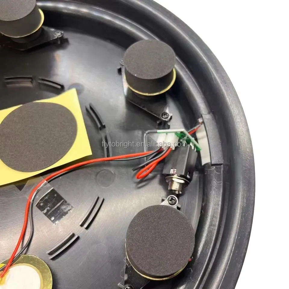 

10/12/14/16 Inch Internal Plate Tray 6 Cone Foam Assemblies With 6.3MM Jack Snare Tom Acoustic to Electric E Drum Triggers