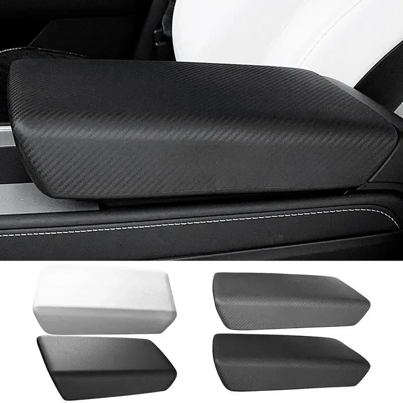For Tesla Model 3 Y 2017-2026 Car Center Console Armrest Pad TPE Soft Case Lid Auto Central Armrest Box Cover Accessories