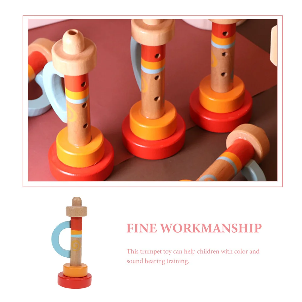 لعبة البوق الخشبي، مادة آمنة متينة، نمط واقعي لتحسين القدرة على التنسيق، دعائم أداء المسرح