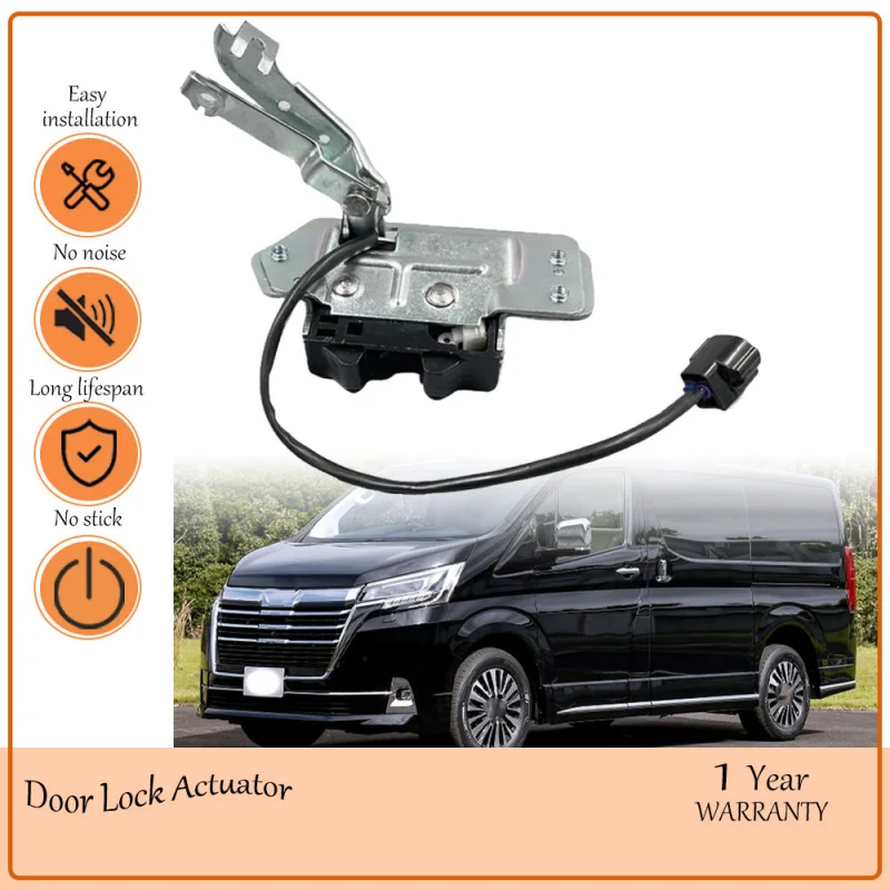 Robust Back Door Trunk Lid Latch, Manufactured to fit Toyota Hiace Van 2019-2023, Wear-Resistant Structure Exact OEM 69350-26170