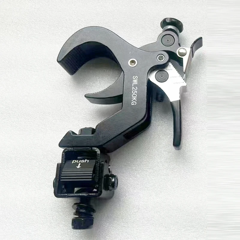 Imagem -02 - Estágio Móvel Light Clamp Treliça Quick Lock Press Folding Hook Montagem Alto-falante dj Beam Movendo a Cabeça Nevoeiro Máquina Tubo Tenda