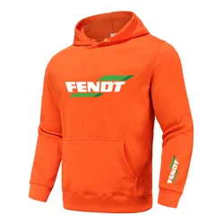 Fashion Hoodie Men Fashion Tractor FENDT Sweatshirt with Print Autumn Winter Streetwear Men Women Casual Pullover Hoody Male