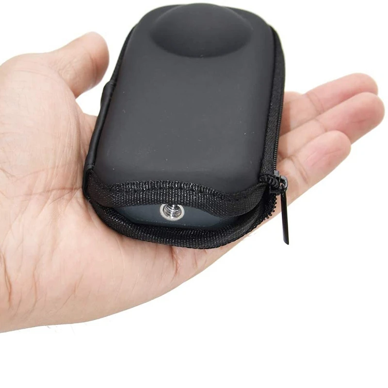 Carrying Case Waterproof PU Lens Cap Portable Storage Bag Protective Cover for Insta360 One X2 /X Camera