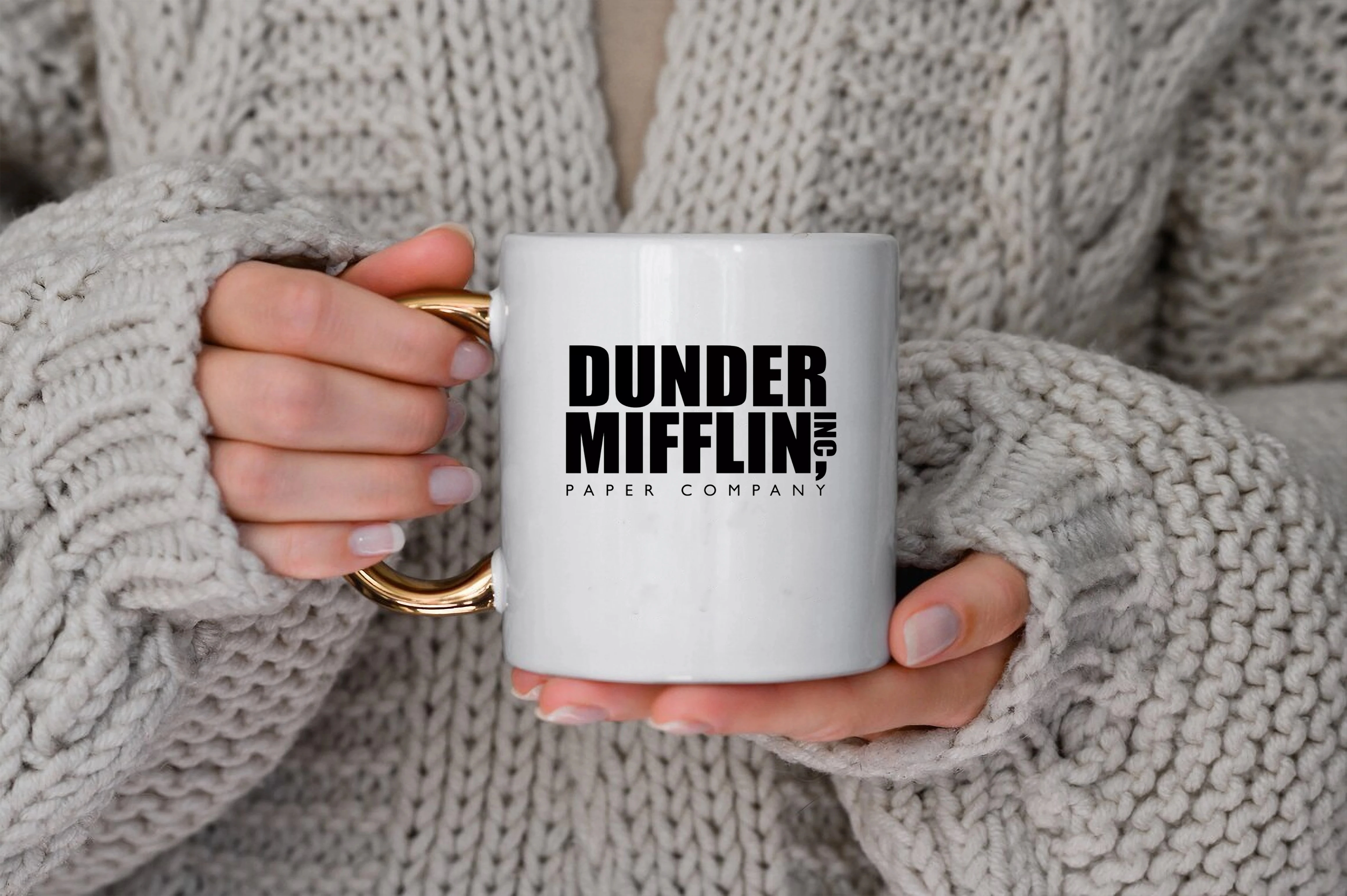 The Office - Dunder Mifflin Mug |  The Office US | Michael Scott, Dwight Schrute, Jim Halpert | The Office Tv Series