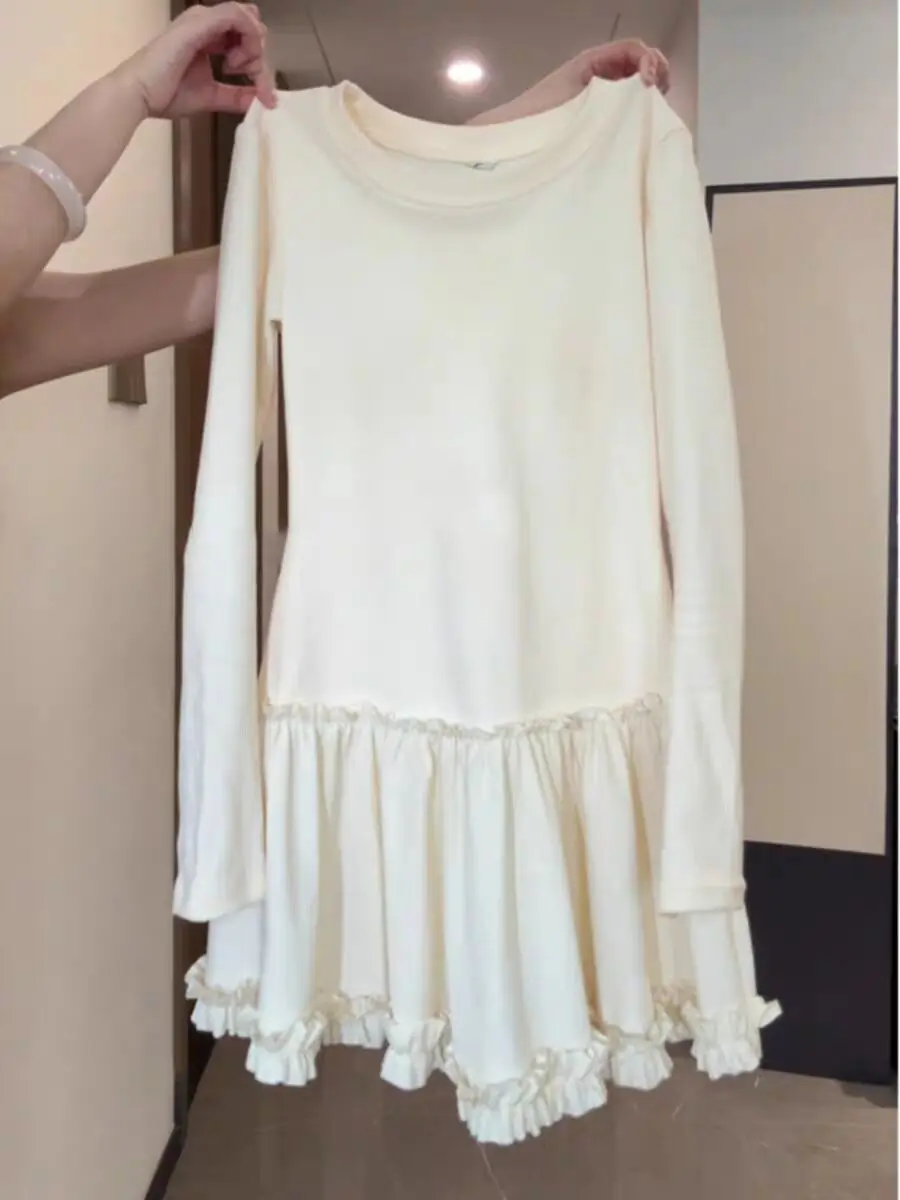 

Long Sleeved T Shirt Top Woman Womens Autumn Quick Dry Ethnic Urban Leisure Cotton Pleated Waist Patchwork Plaid Slanted Button