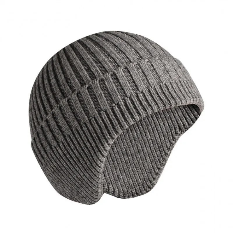 Warm Knitted Hat Winter Ear Protection Motorcycle Riding Outdoor Sports Cap Fleece Lined Bicycle Hat Unisex Adult Size