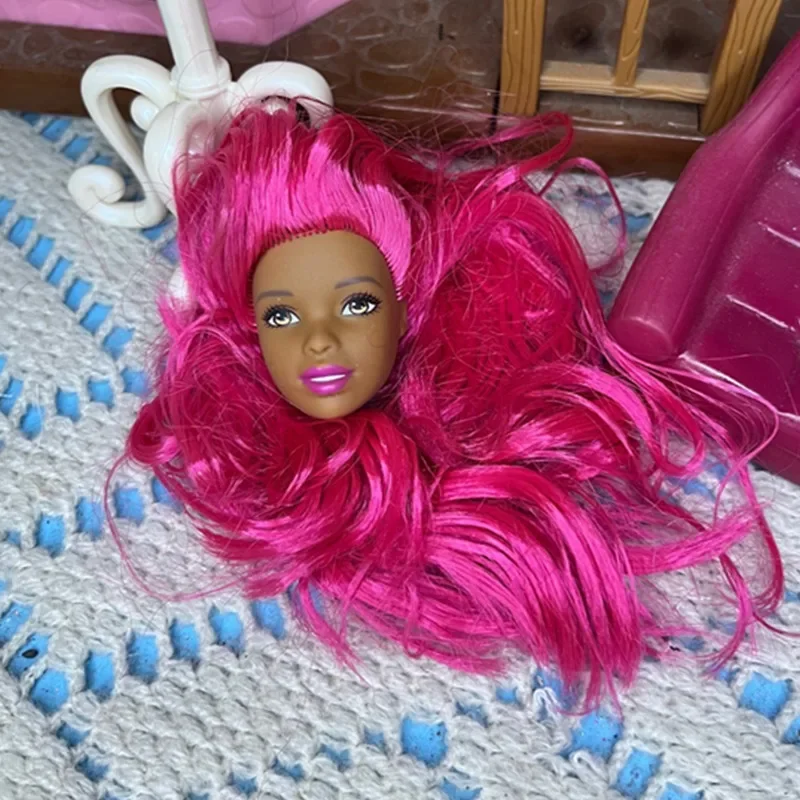 [Second hand product] Dark Skin Head for 30cm Doll 1/6 Joints Doll\'s Accessories Dress Up Toy