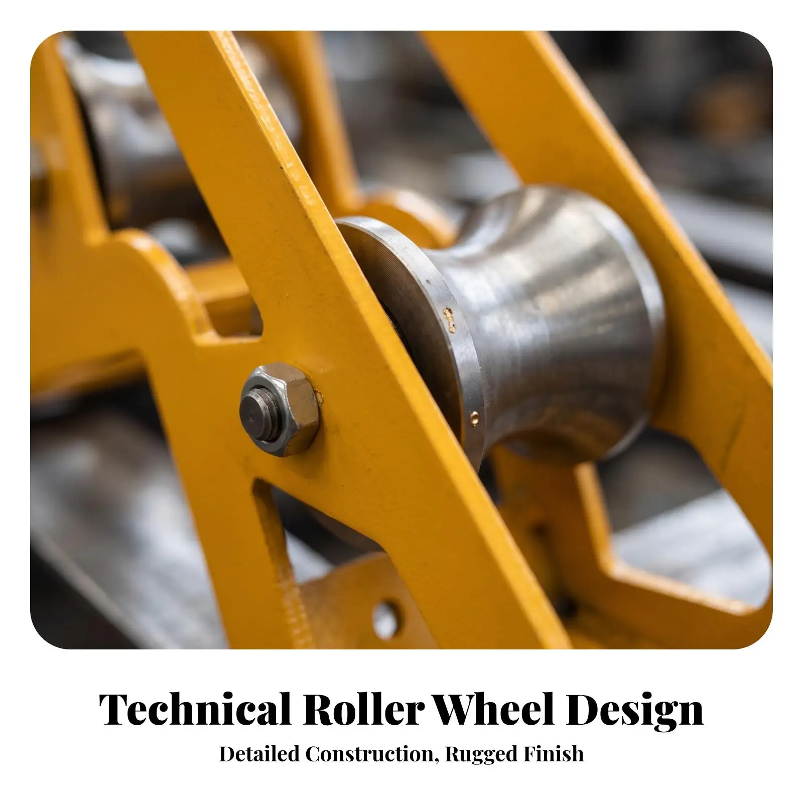 Cable Guide Pulley Wear-Resistant Pulley with Steel Rollers Long-Lasting
