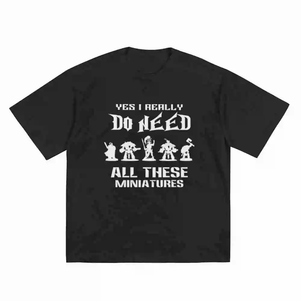I'd Rather Be Painting Miniatures Short Sleeve Tee 100% Cotton T-Shirt