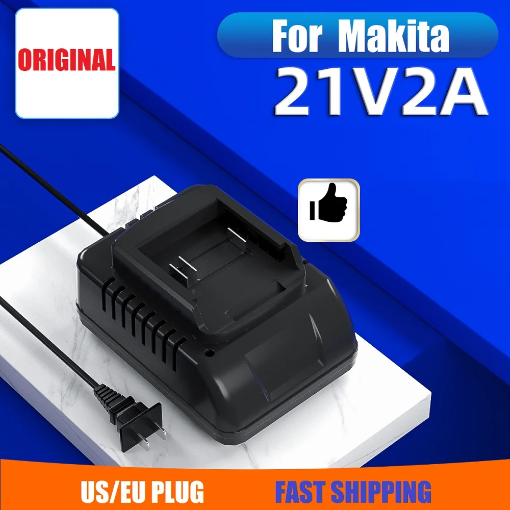 Li-ion Battery Charger 2A Current Protect Replace For Makita 21V BL1415 BL1420 BL1830 BL1840 BL1860 Electric Drill Machine