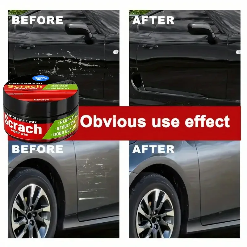 

Hot Sale Car Scratch Remover Wax Polishing Compound Erase Minor Paint Scratches Restore Gloss and Protect Vehicle Body Surface
