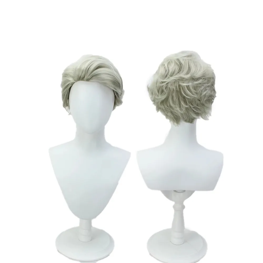 

Jujutsu Kaisen Nanami Wig - Grey Green Spiky Short Cosplay Hair