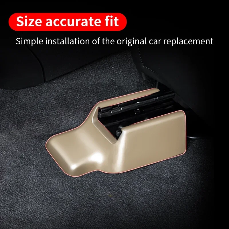 For Lexus LX570 450d 2008-2023  Interior upgraded Accessories Seat Track Protective Cover Seat Guide Rail Front and Rear Covers