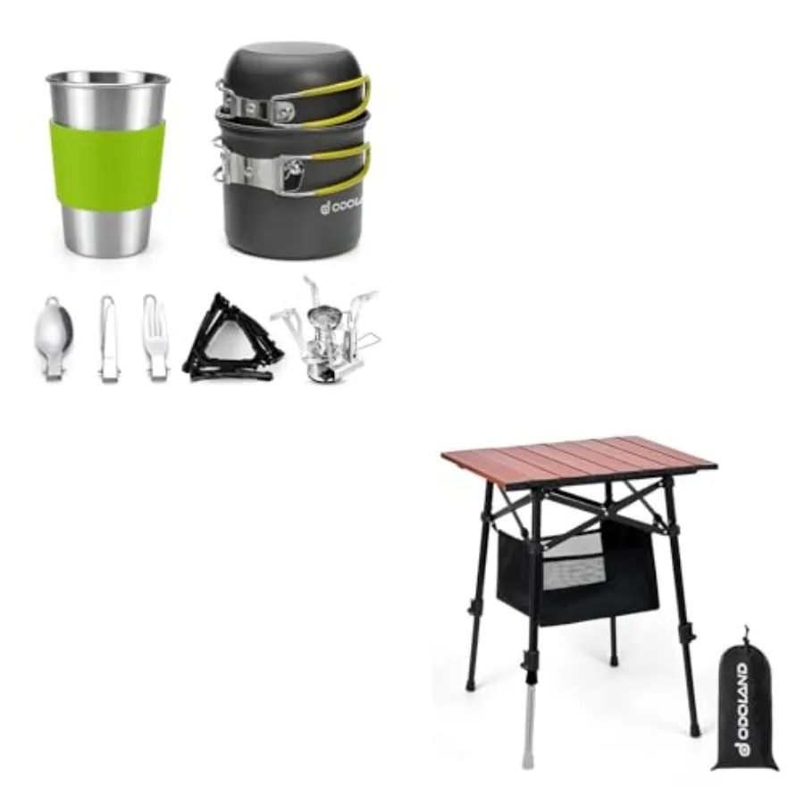 

Bundle - 2 Items Camping Cookware and Folding Camping Table M