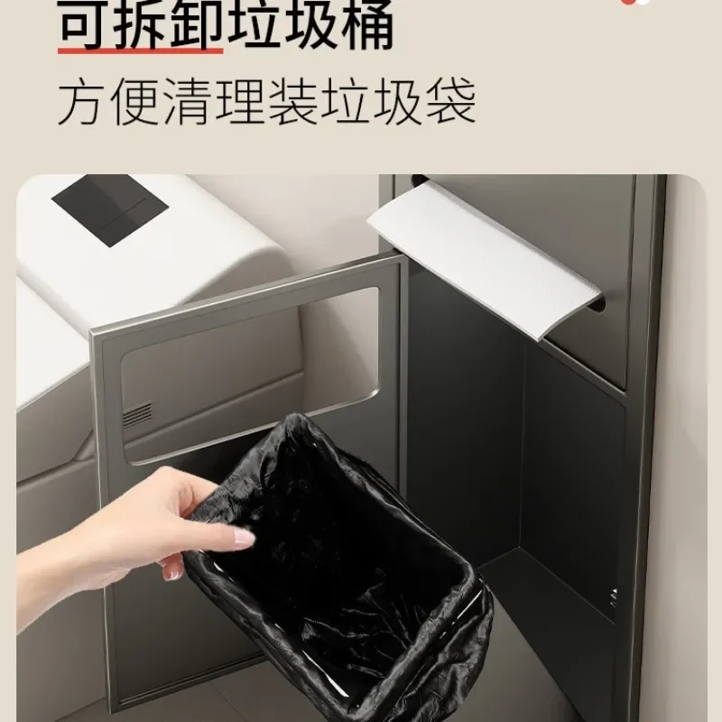 Insert toilet tissue niche, toilet trash can niche 5