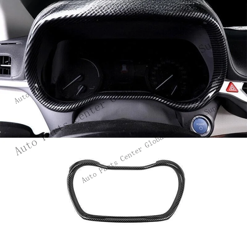 L+ For Toyota Sienna 2021-2026 Carbon Fiber look Dash Speedometer Odometer Frame 1p