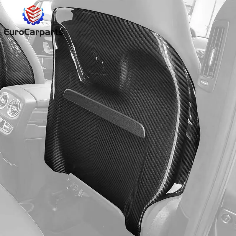 2020-23y C E G CLS GLC class GT50 GT63 W464 M style dry carbon fiber car seat chair back cover auto parts interior for Mercedes