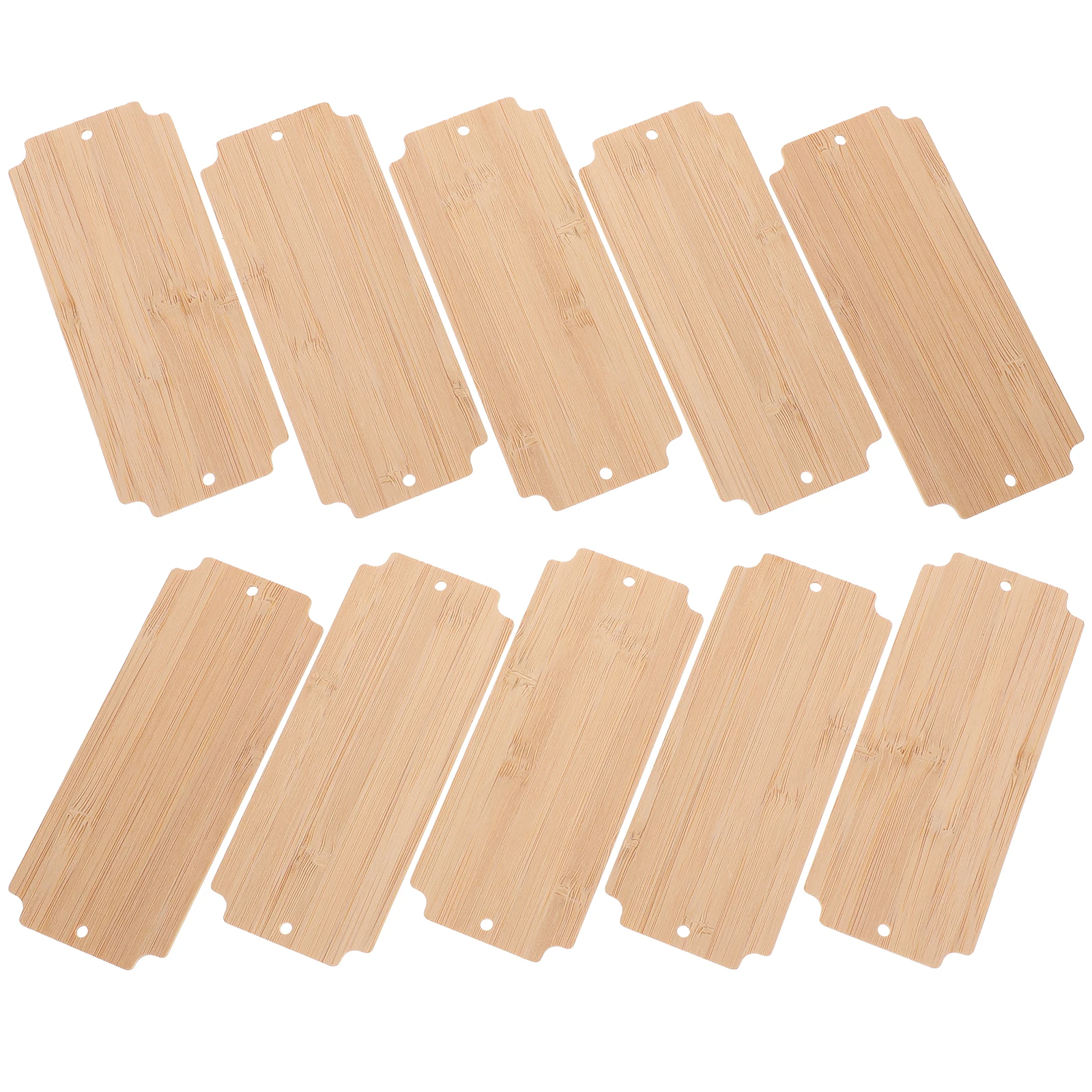 

10pcs Bamboo Bookmark Material Rectangle DIY Blanks 12cmx5cmx02cm Blank Bookmarks Craft Bamboo Kids Painting Toys Lightweight
