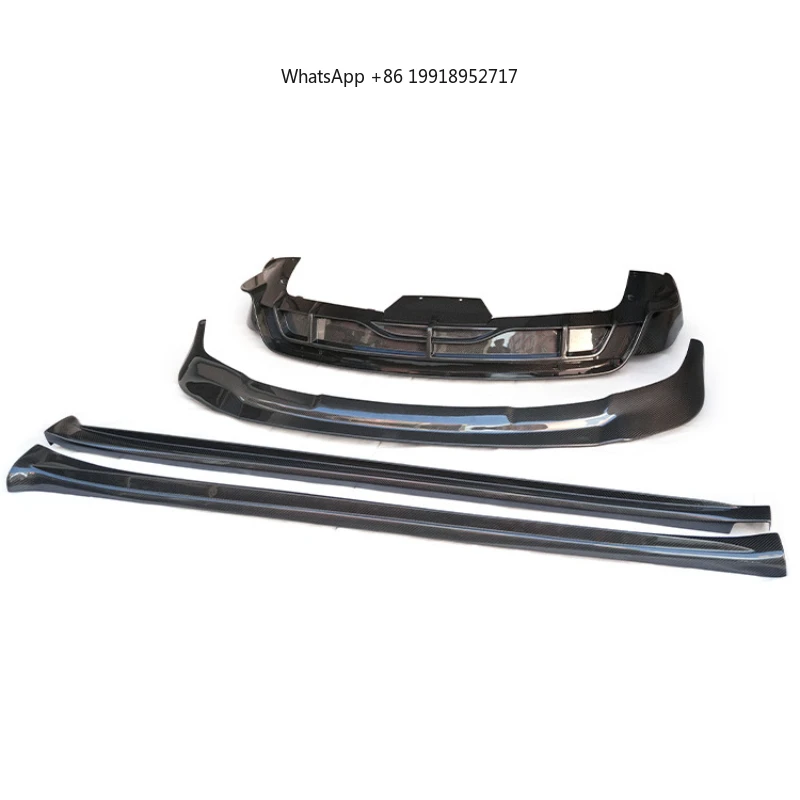 

Dry Carbon Fiber 23 Style for Model X Front and Rear Lip Wind Knife Surround Kit Factory Store,After actual vehicle Test