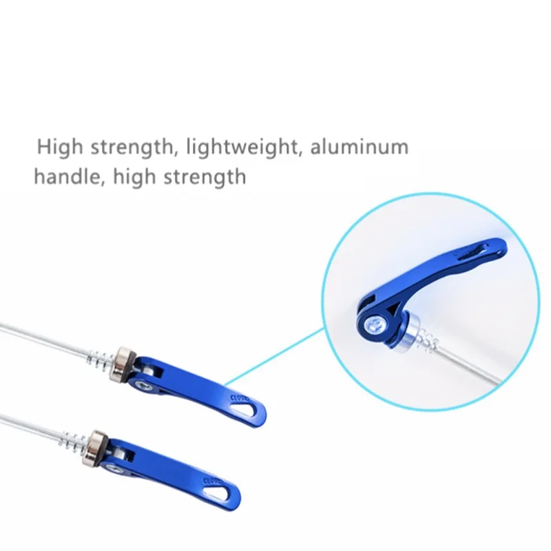 1 Pair Bicycle Quick Release 190*150mm Aluminum+Galvanized Iron Block MTB Hub Extended Quick Release Skewer Bike accessories