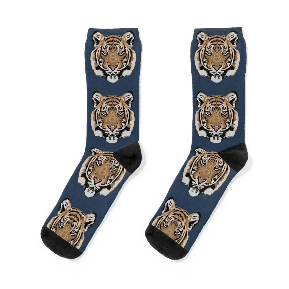 Tiger Face Socks gift Lots anime cool Men's Socks Women's