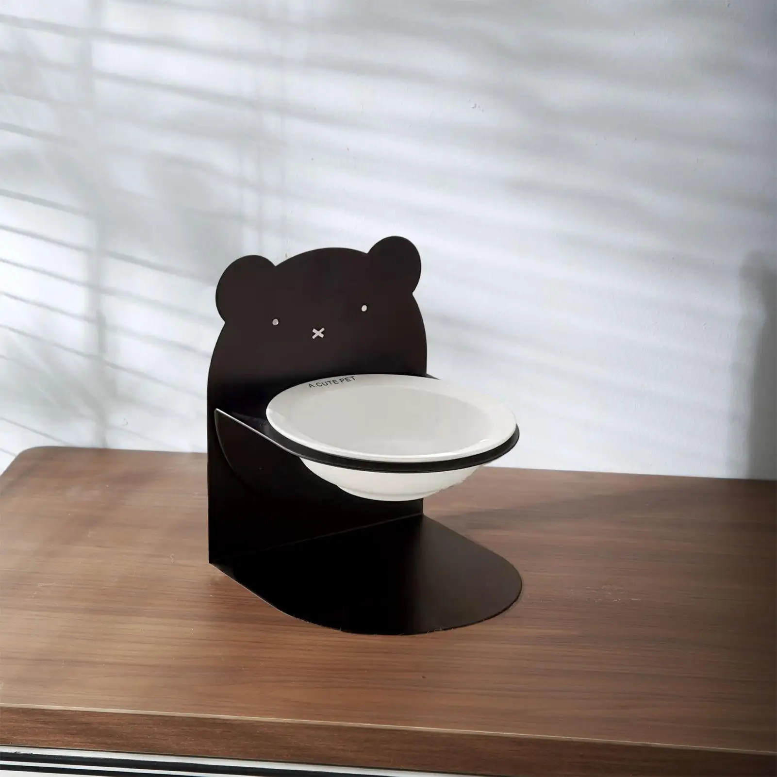 وعاء للحيوانات الأليفة للقطط، وعاء طعام جاف ورطب، وعاء قطط، جرو هريرة، أكل صحي، حامل وجبة مقاوم للانسكاب لسلالات صغيرة ومتوسطة وكبيرة