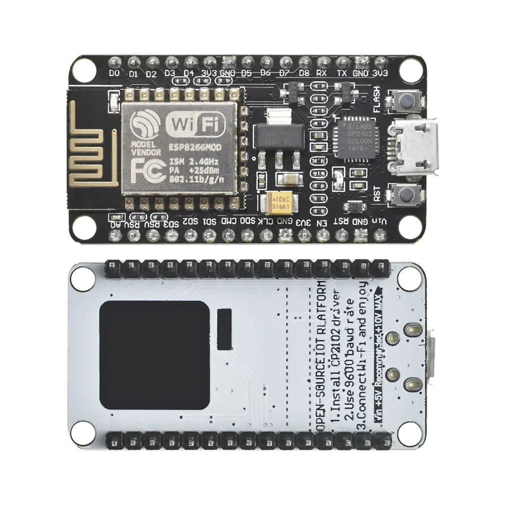 Nodemcu V2 ESP8266 ESP-12E ESP 12E Scheda di sviluppo WIFI CP2102 Scheda di espansione wireless Modulo porta Micro USB