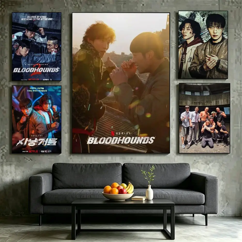 HOT Drama B-Bloodhounds Poster High Quality Dorm Living Room Aesthetic Wall Decoration Painting Stickers Gift