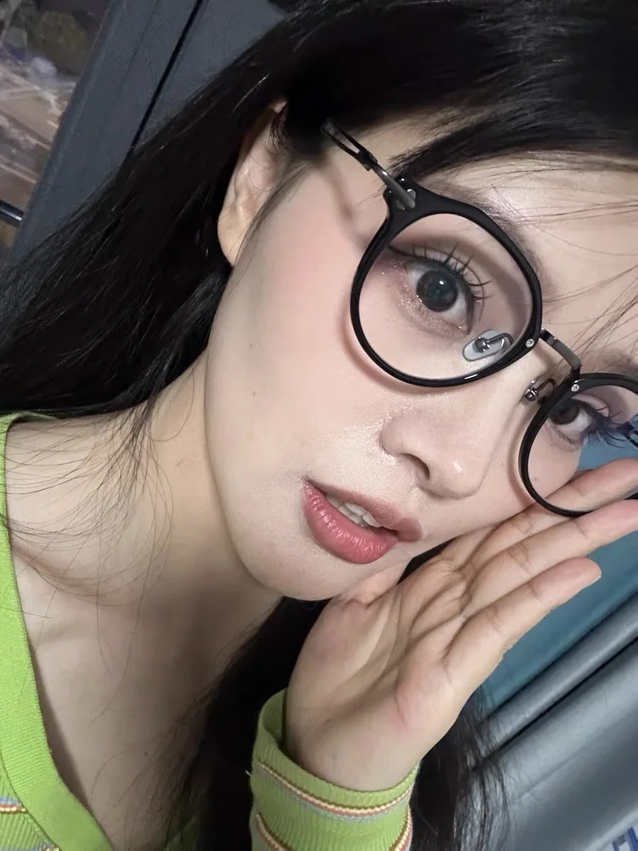 Fashion Oversize Polygon Glasses Frame Men Women VIOD 150mm Big Face Ultrlight Eyeglasses Retro Japanese Handmade Spectacle Gafa