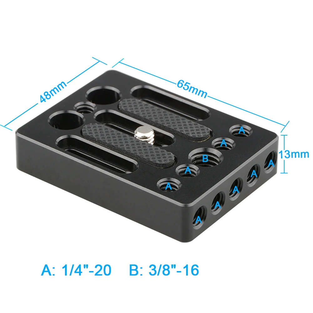 CAMVATE Camera Baseplate Quick Release Plate WIth 1/4\