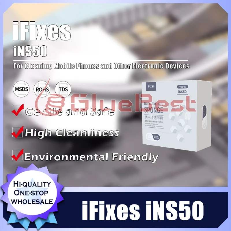 iFixes iNS50 Nano Sponge untuk Pembersihan dan Perawatan Ponsel Produk Asli