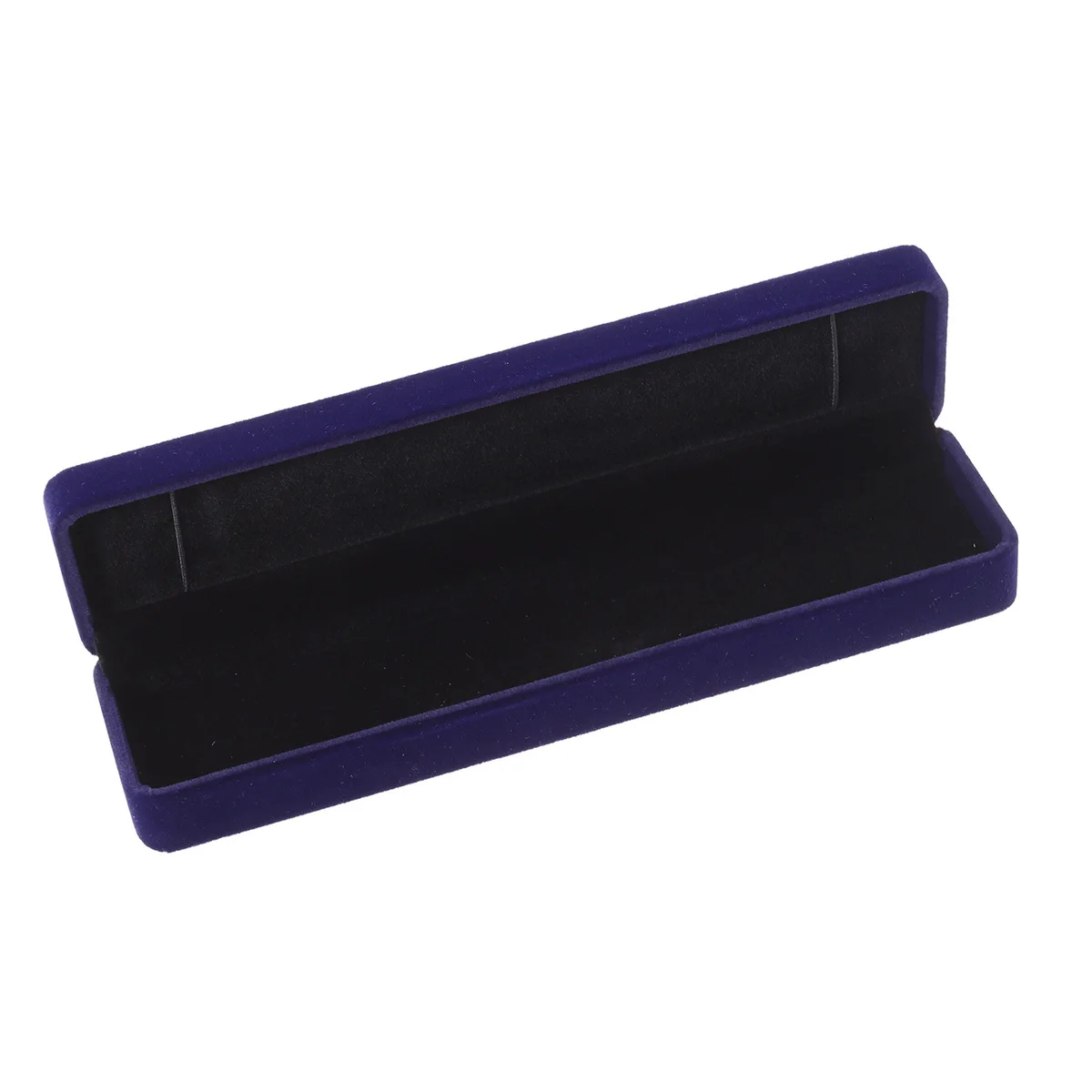 

Jewelry Box Dark Blue Metal Necklace Storage Organizer For Bracelet Watch Earring Pendant Brooch Hair Clip Gift Box