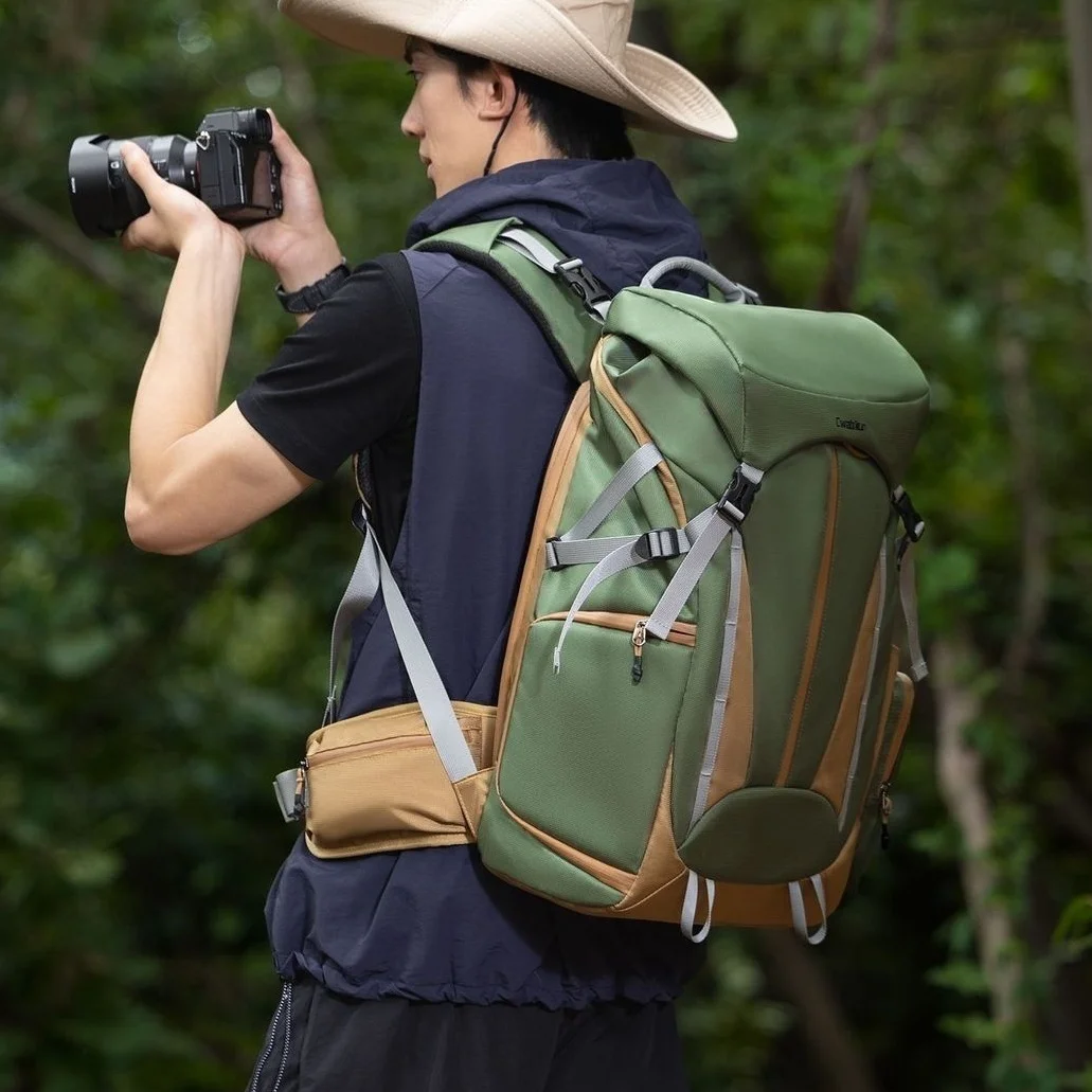 large Camera Backpack DSLR/SLR/Mirrorless Photography Camera Bag Waterproof camera Case with Tripod Holder& Laptop Compartment
