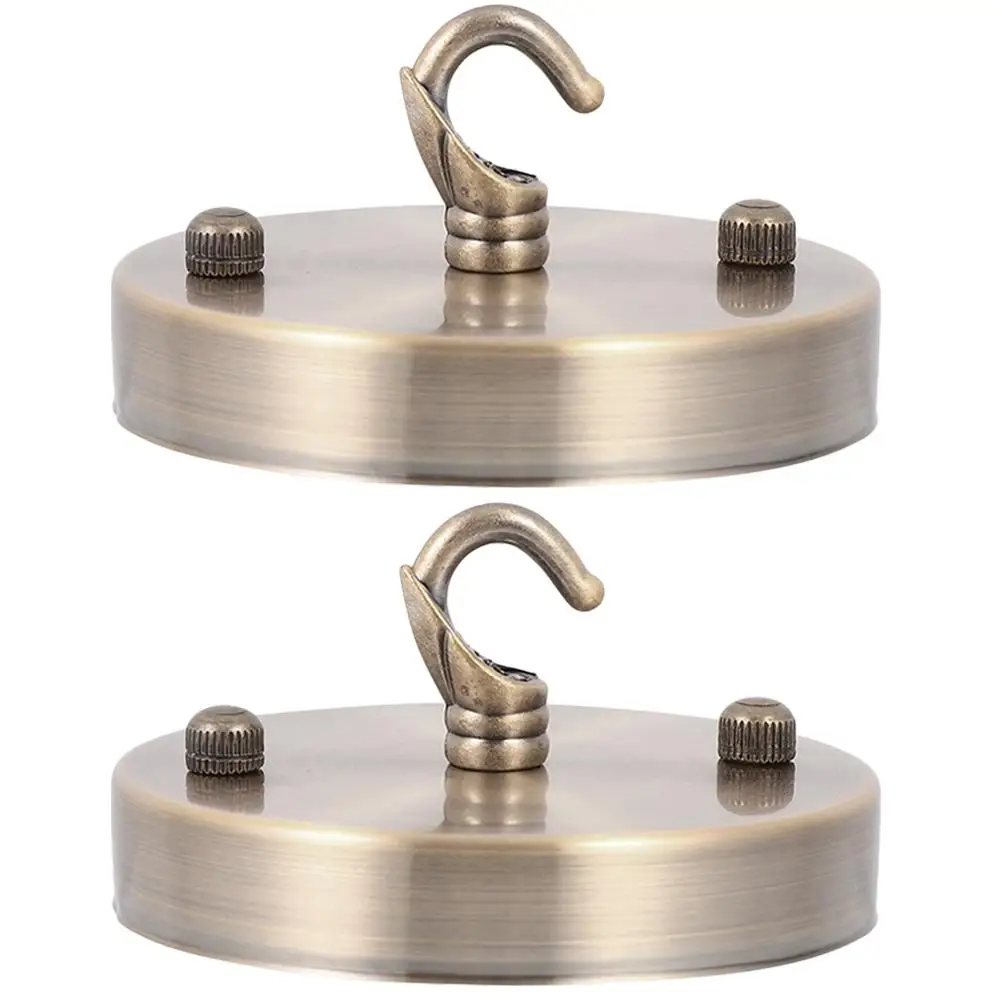 

2 Pcs Mount Chandelier Hook Hooks Light Mounting Plates Ceiling Lighting Accessories Lights