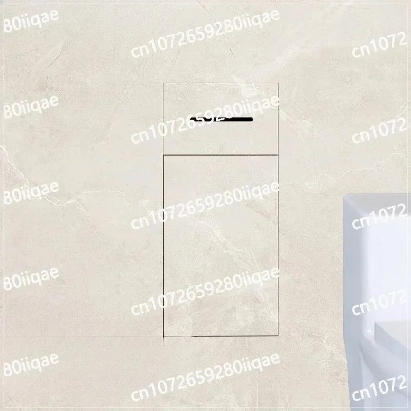 Concealed Stainless Steel  Embedded Trash Cans, Toilet Paper Boxes,  Wall-mounted Toilets