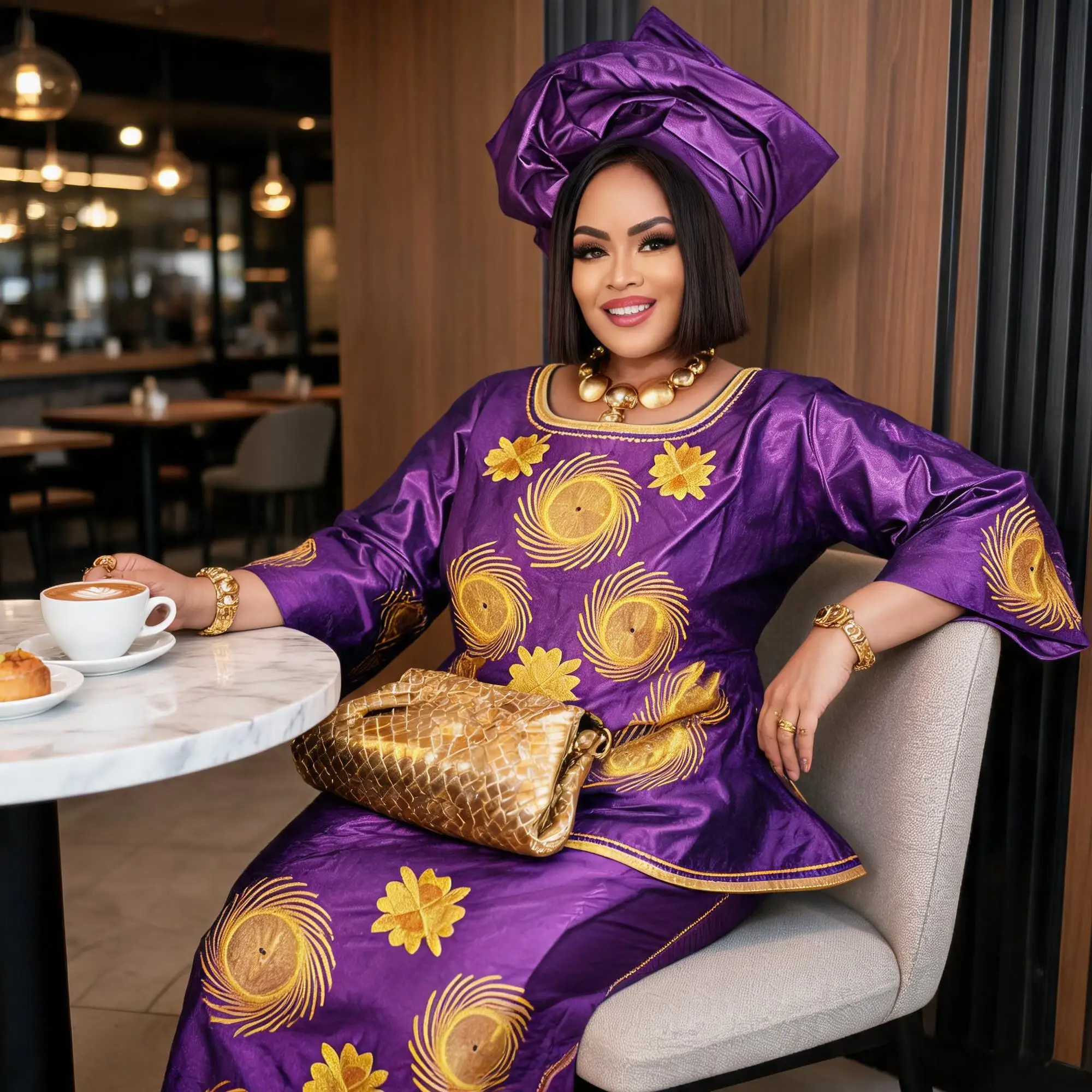 

African Dress For Women Abaya Embroidery Plus Size Elegant Party Church Dress