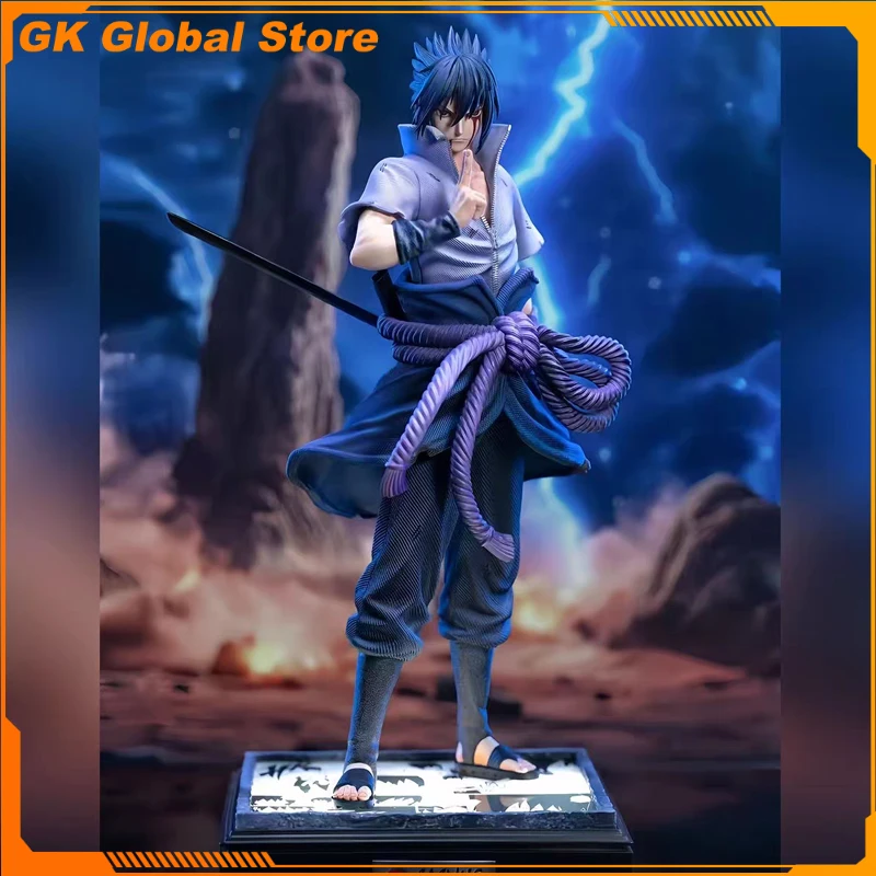 

36cm New NARUTO Anime Figure Uchiha Sasuke Perimeter PVC Model Scene Statue Desktop Decoration Ornaments Christmas Gifts Toys