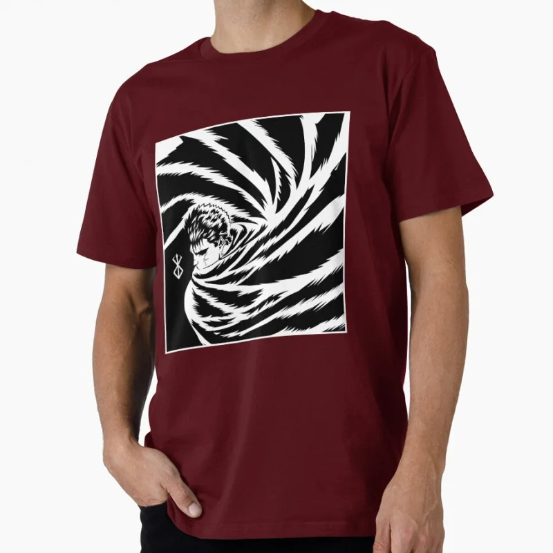 Vintage Guts Fans Manga Anime Berserk gift T shirt for men Large size Tops S-6XL 100% cotton printed Clothes