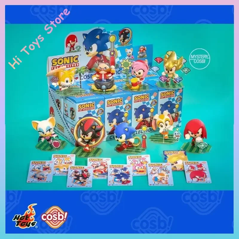 Disponibile Hottoys originali Cosbi Sega Action Figure Sonic Hedgehod Anime Figure Giocattoli per bambini Ornamento Regalo di compleanno