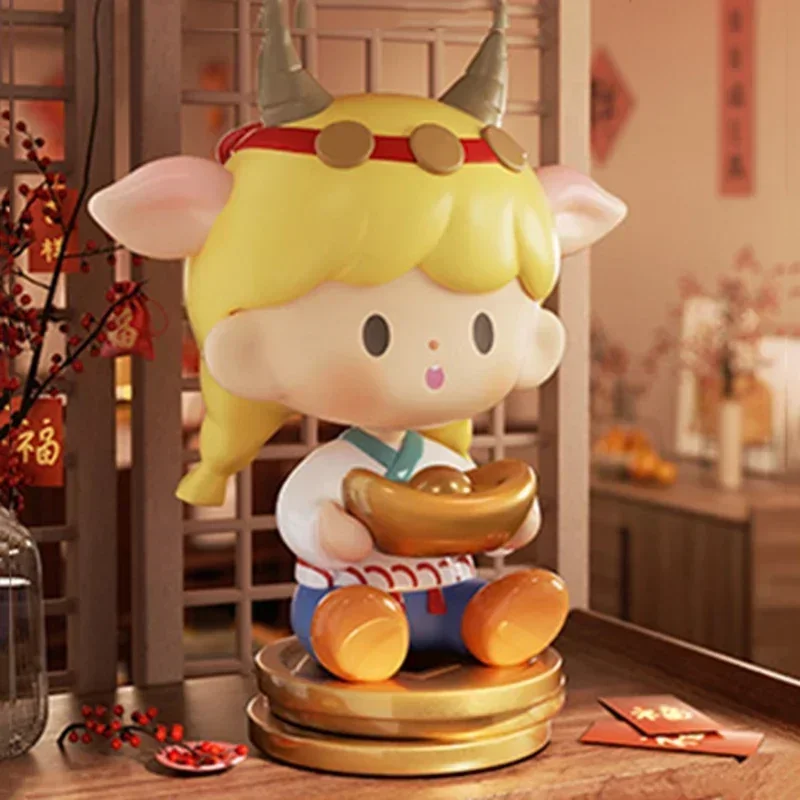 

FINDING UNICORN Zzoton Новый год в серии Apple Village слепая коробка игрушки Kawaii аниме фигурка-сюрприз Mystery Box куклы