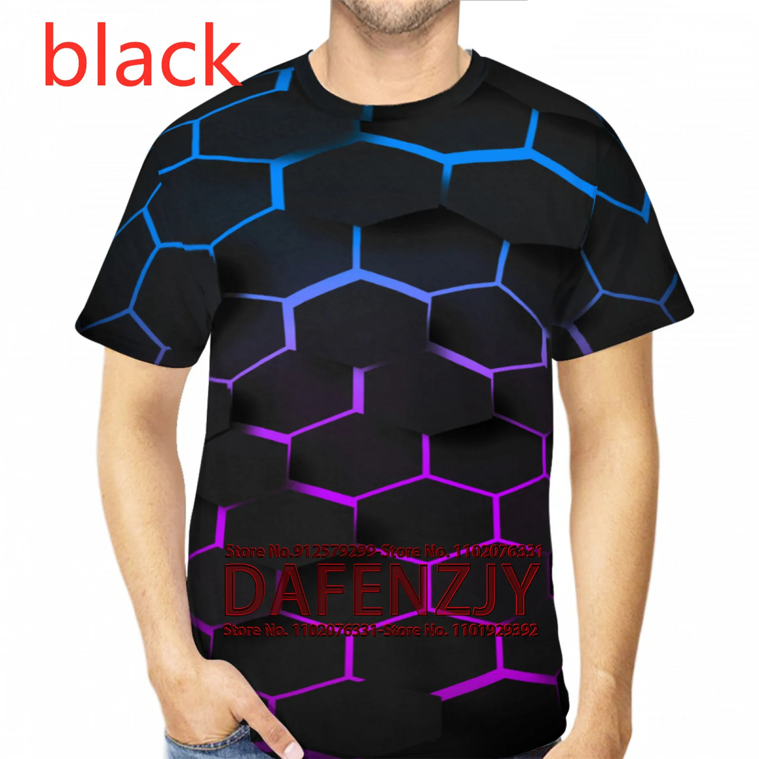 Men's T Shirt Street Abstract Graphic 3d Print T Shirts Casual Daily Short Sleeve 2023 Men Clothing